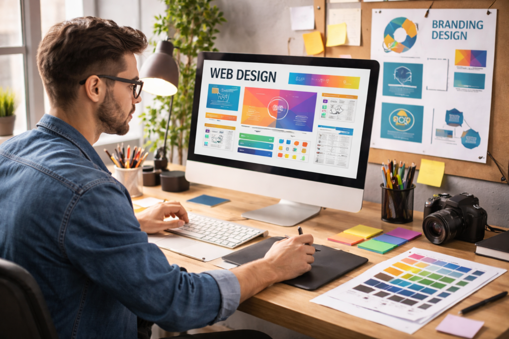 Human-centered technology branding that simplifies complex IT into clear and trustworthy digital experiences for businesses